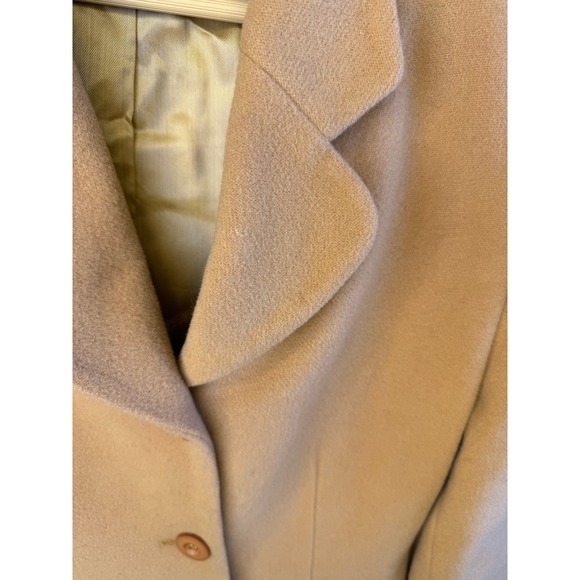 Vintage Tribal Sportswear Wool Cashmere Blazer Jacket Women's Tan 90s size 6 - Picture 5 of 8